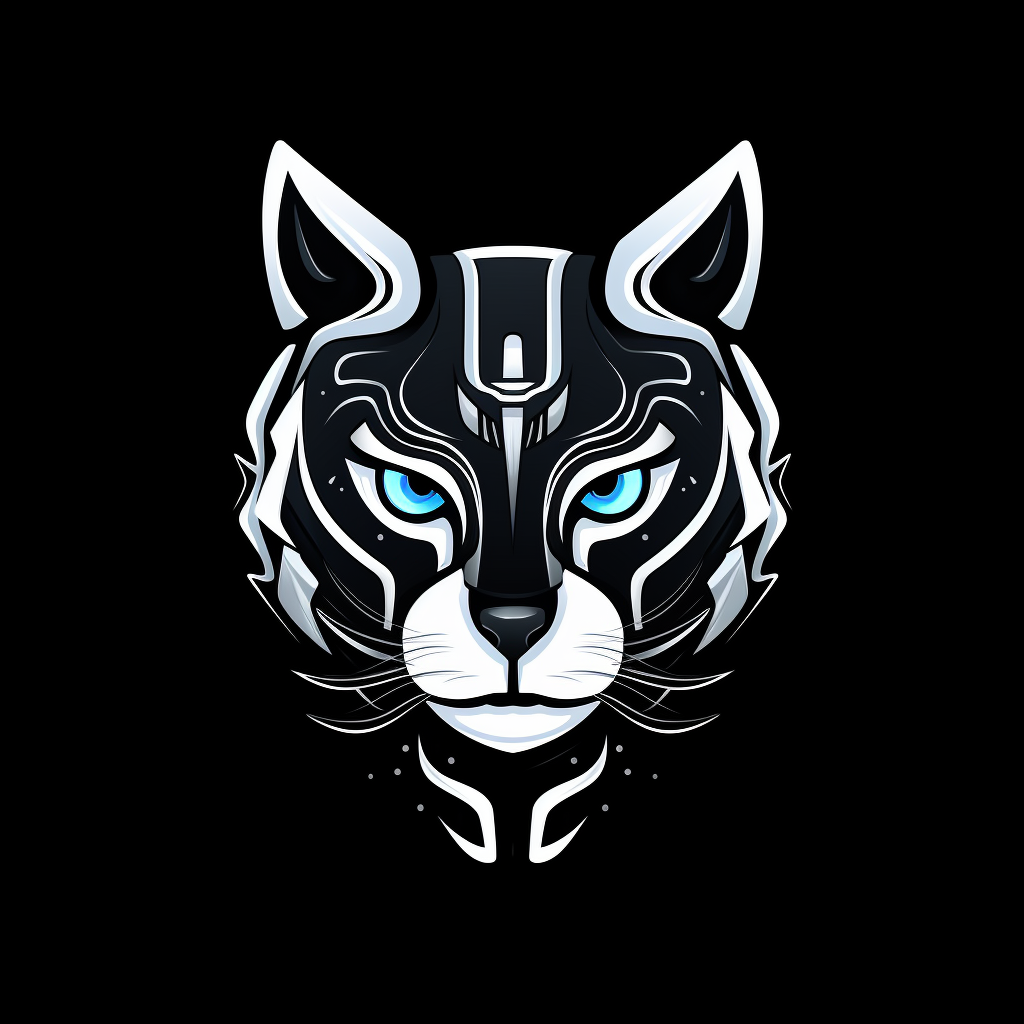 Crypto Cat AI Logo Icon